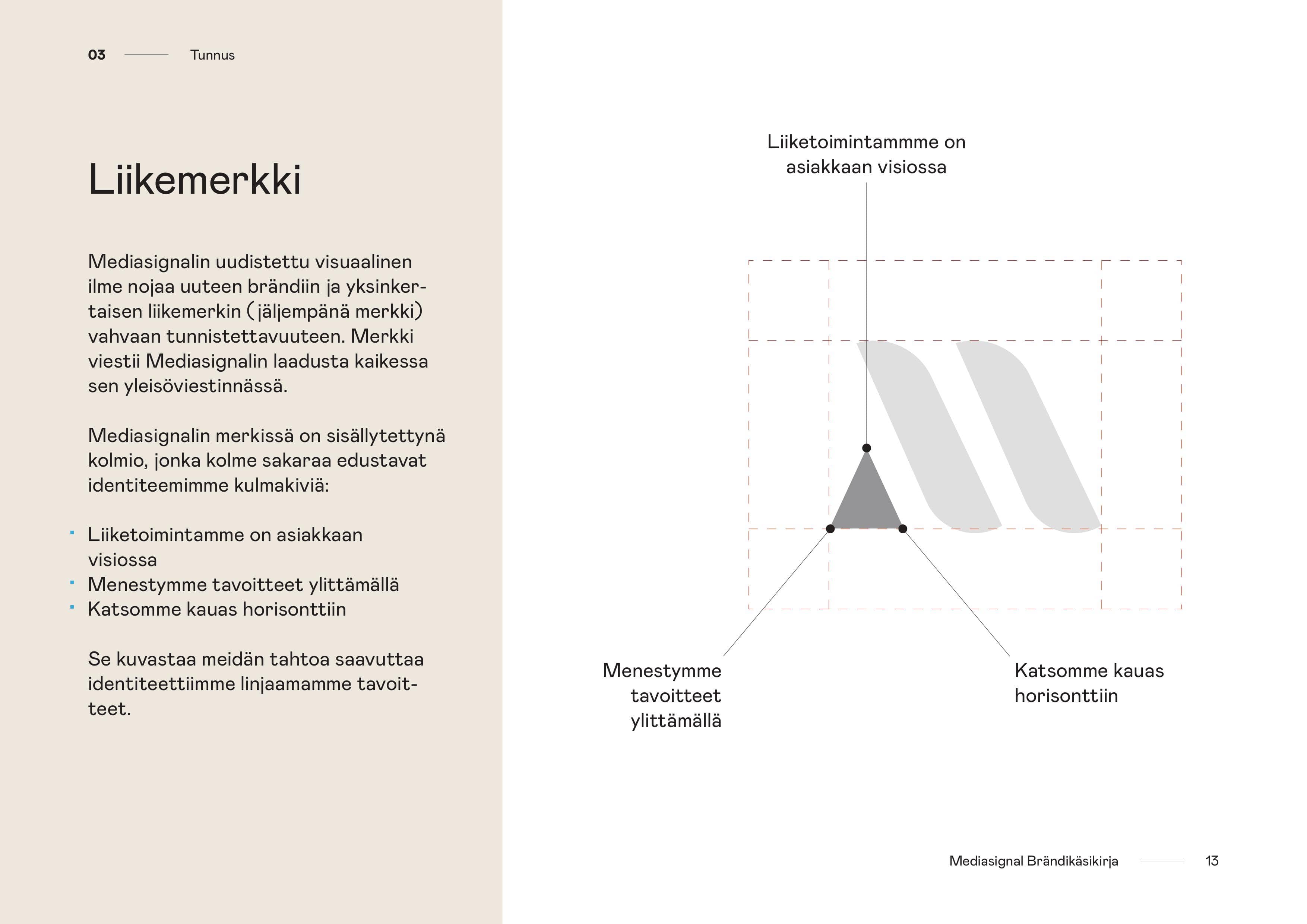 Mediasignal brand book: Logomark