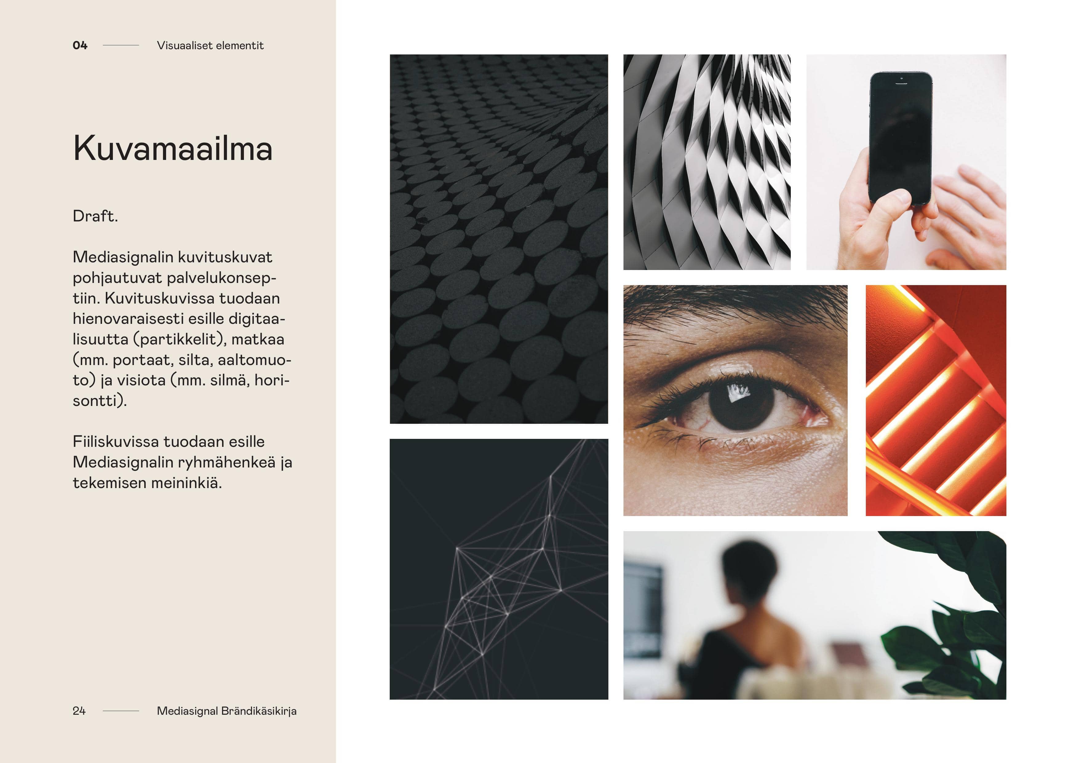 Mediasignal brand book: Imagery