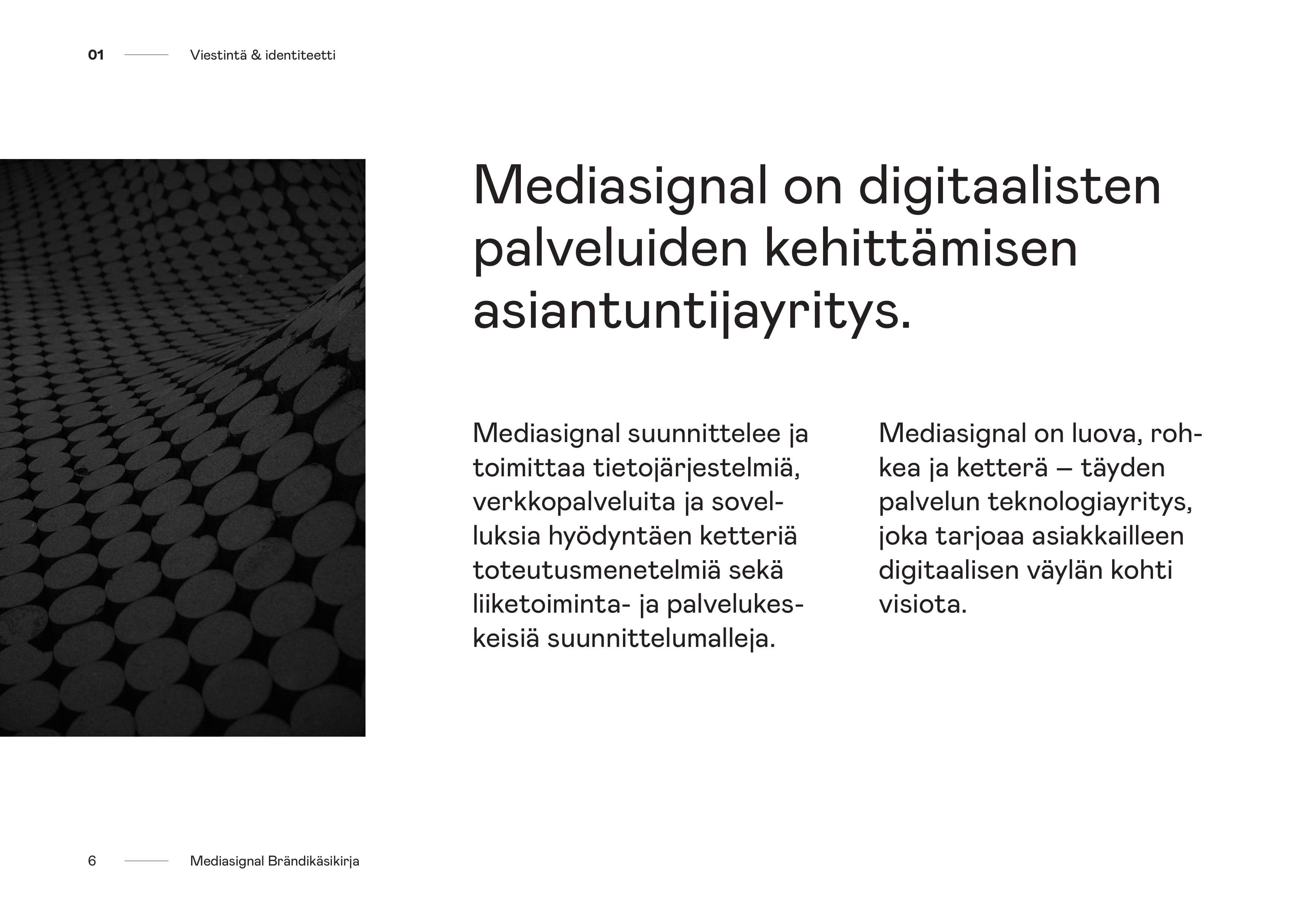 Mediasignal brand book: Identity & Communications