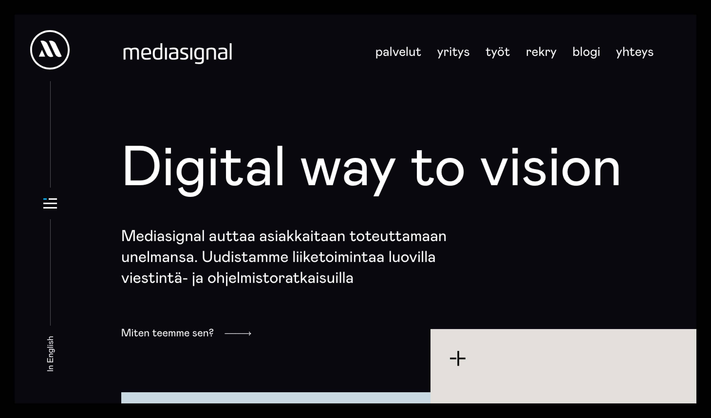 Alternate Mediasignal homepage