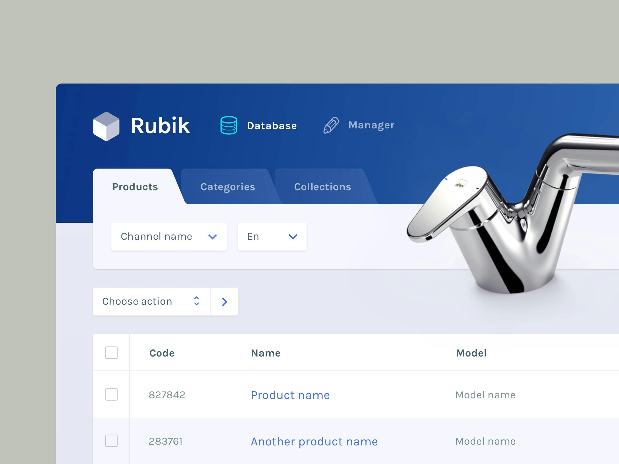 Rubik customized products page